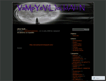 Tablet Screenshot of anavampyevil.wordpress.com
