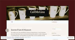 Desktop Screenshot of callmelisa.wordpress.com