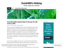 Tablet Screenshot of duluthmn.wordpress.com