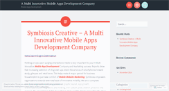 Desktop Screenshot of innovativemobileapp.wordpress.com