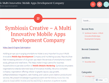 Tablet Screenshot of innovativemobileapp.wordpress.com