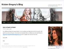 Tablet Screenshot of krisgregory.wordpress.com