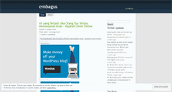 Desktop Screenshot of embagus.wordpress.com
