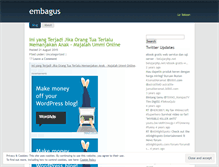 Tablet Screenshot of embagus.wordpress.com