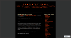 Desktop Screenshot of dentistrynews.wordpress.com