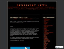 Tablet Screenshot of dentistrynews.wordpress.com