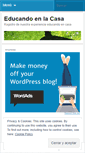 Mobile Screenshot of educandoenlacasa.wordpress.com