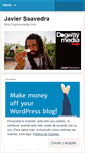 Mobile Screenshot of javiersaavedradogway.wordpress.com