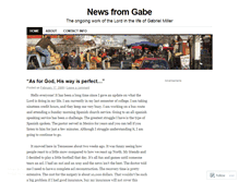 Tablet Screenshot of gabrielmmiller.wordpress.com