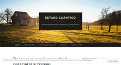 Desktop Screenshot of estadocuantico.wordpress.com