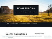 Tablet Screenshot of estadocuantico.wordpress.com