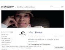 Tablet Screenshot of nikkilerner.wordpress.com
