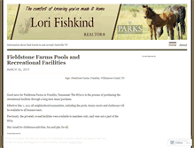 Tablet Screenshot of lorifishkind.wordpress.com