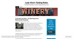 Desktop Screenshot of ladyvino.wordpress.com