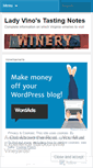 Mobile Screenshot of ladyvino.wordpress.com