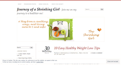 Desktop Screenshot of journeyofashrinkinggirl.wordpress.com