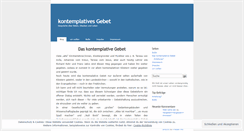 Desktop Screenshot of kontemplativesgebet.wordpress.com