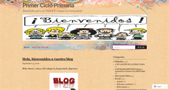 Desktop Screenshot of 1ercicloprimaria.wordpress.com