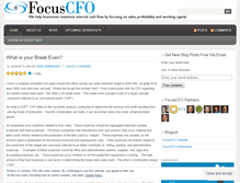 Tablet Screenshot of focuscfo.wordpress.com