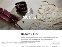 Tablet Screenshot of dinnafitriananoris.wordpress.com