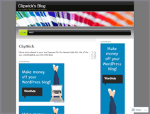 Tablet Screenshot of clipwick.wordpress.com
