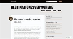 Desktop Screenshot of destination2everywhere.wordpress.com