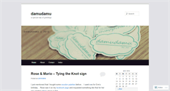 Desktop Screenshot of damudamu.wordpress.com