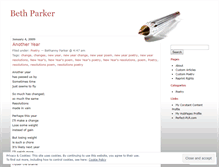 Tablet Screenshot of bethparker.wordpress.com