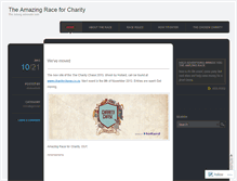 Tablet Screenshot of amazingraceforcharity.wordpress.com