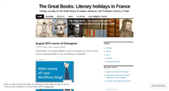 Desktop Screenshot of greatbookschavagnes.wordpress.com