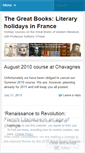 Mobile Screenshot of greatbookschavagnes.wordpress.com