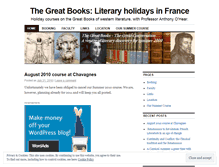 Tablet Screenshot of greatbookschavagnes.wordpress.com