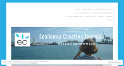 Desktop Screenshot of economiacreativa.wordpress.com