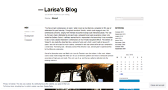 Desktop Screenshot of larisak.wordpress.com