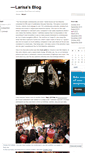 Mobile Screenshot of larisak.wordpress.com