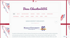 Desktop Screenshot of becaseducationusa.wordpress.com