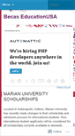 Mobile Screenshot of becaseducationusa.wordpress.com