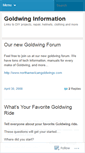 Mobile Screenshot of goldwing.wordpress.com