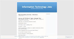 Desktop Screenshot of itjobsdud.wordpress.com