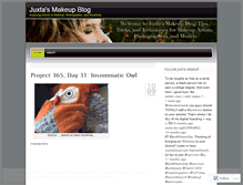 Tablet Screenshot of juxtamakeup.wordpress.com
