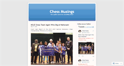 Desktop Screenshot of chessmusings.wordpress.com