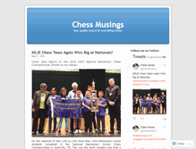 Tablet Screenshot of chessmusings.wordpress.com