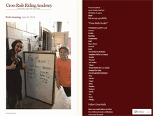 Tablet Screenshot of crossrails.wordpress.com