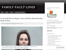 Tablet Screenshot of familyfaultlines.wordpress.com