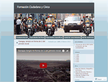 Tablet Screenshot of ciudadaniaycivismo.wordpress.com