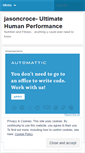 Mobile Screenshot of jasoncroce.wordpress.com