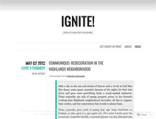 Tablet Screenshot of ignitedenver.wordpress.com