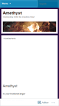Mobile Screenshot of amethystd.wordpress.com