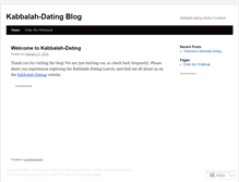 Tablet Screenshot of kabbalahdatingworkbook.wordpress.com