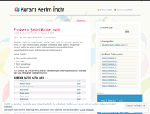 Tablet Screenshot of kuranikerimindir.wordpress.com